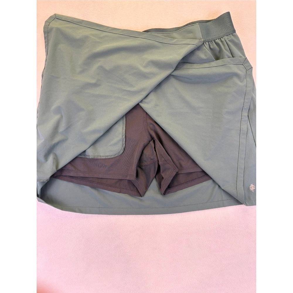 NWT Royal Robbins Spotless Evolution Skort Sea Pine Green Women L Athletic Golf - Picture 2 of 11
